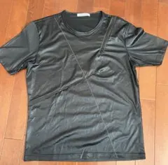 アシンメトリックデザインTシャツ 黒