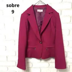 sobre 長袖　ジャケット　テーラードジャケット　ピンク　おしゃれ　9AR