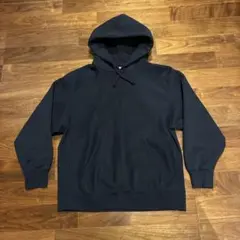 【XL】GU ヘビーウェイトスウェットパーカ[長袖] 69 NAVY