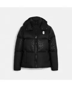 コーチ　ダウンジャケット　ブラック　L size