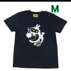 コロコロコミック×スチャダラパーＴシャツ コロドラゴン　Lサイズネイビー新品のサムネイル