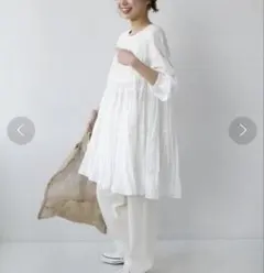 ジャーナルスタンダードレリュームコットンクリンクルティアード2wayブラウス