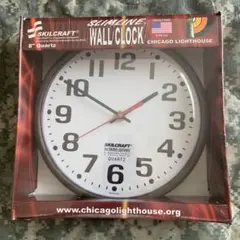 SKILCRAFT SLIMLINE WALL CLOCK 米軍放出　1点のみ