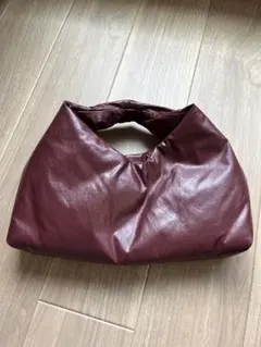 KASSL Editionsバーガンディ ハンドバッグ