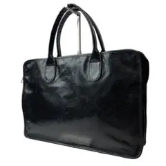 美品 Orobianco 2957 ブリーフケース パンチング A4可 本革