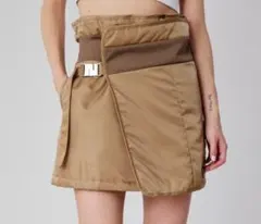 NBBWEEKEND ゴルフウェア　冬用　キルティングスカート ラップスカート