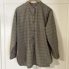 NICE CLAUP チェック柄シャツF