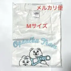 おぱんちゅうさぎ　撮り鉄　Tシャツ　Mサイズ　着衣グマ　脱帽カッパのサムネイル