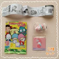 マイメロディセット◎フィギュア、シール◎サンリオ◎ガチャ