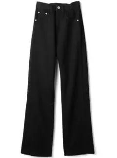 フロントスリットハイウエストデニムパンツ[cu300]