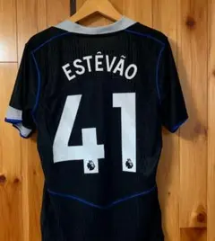 2526Chelsea FC ブラックジャージ ESTÊVÃO 41 M