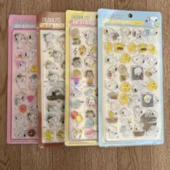 PEANUTSスヌーピー 3D立体ぷくぷくシール