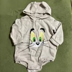トムとジェリー フリースロンパース 80cm