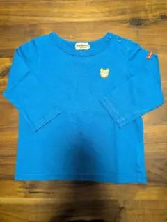 ミキハウス　HOT BISCUITS クマ 長袖Tシャツ 80
