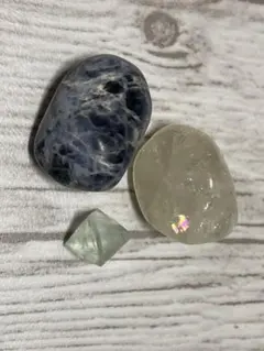 11/16削除 レインボークリスタルタンブル フローライト ソーダライト