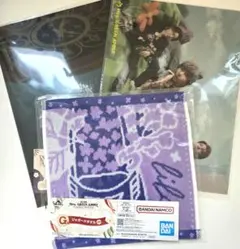 ミセス　一番くじ　H賞　クリアファイル G賞 ライラック　タオル