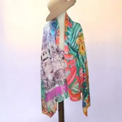 Desigual デシグアル ストール 大判 リゾート ショール パレオ 新品のサムネイル
