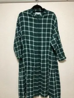 ニコアンド　チェック ワンピース