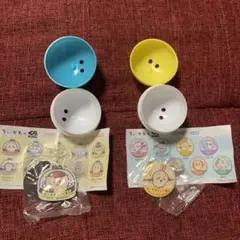 ちいかわ×くら寿司 マグネットシート・缶バッジ2個セット