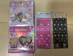 ハローキティ 4枚セット　タイルシール　おはじきシール
