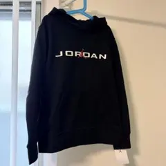JORDAN ブラック フード付きパーカー M