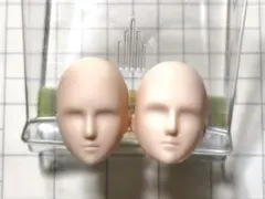 1/6 オビツ製作所 ヘッド2個 ホワイティ カスタムドール