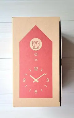 無印良品　鳩時計　レンガ　赤のサムネイル