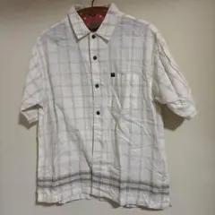 紳士 メンズ ピコ 半袖シャツ Lサイズ アロハのサムネイル
