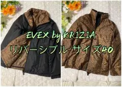 美品EVEX by KRIZIAダウンジャケットリバーシブルダウン70%男女兼用