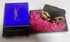 【美品】YSL イヴサンローラン フィッシュモチーフイヤリング ゴールド9Q19のサムネイル