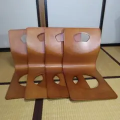 木製座椅子 8脚セット 成型合板 ラッカー塗装 - メルカリ
