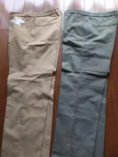 値下げ　チノパンツ （ JUN RED）新品　2本セット