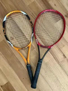 硬式テニスラケット2本セット