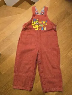 ミキハウス 赤いオーバーオール サロペット 90cm