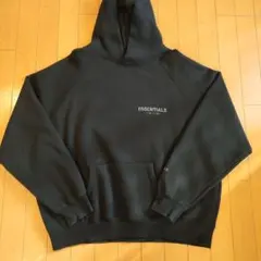 ESSENTIALS FEAR OF GOD ブラック パーカー L