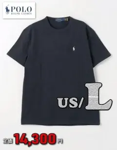 POLO RALPH LAUREN クラシックフィット ロゴ T　黒 　L　新品