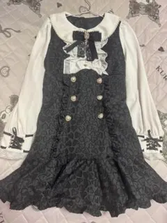 リズリサ ハートジャガードワンピース