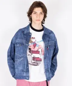 ヒステリックグラマー VINTAGE DENIM転写 トラッカージャケットのサムネイル