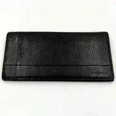 TAKEO KIKUCHI　タケオキクチ　　長財布 ブラック レザーウォレット