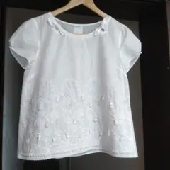 ハウピア　刺繍カットソーのサムネイル