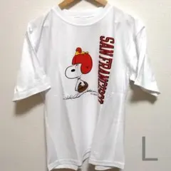チャンピオン　Ｌ　Tシャツ　リバースウィーブ　白　半袖