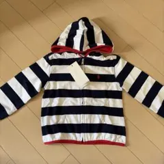 ラルフローレン　ボーダーパーカー24M 90センチ