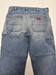 90'S★Dickiesディッキーズ/ペインターパンツ36×32ビンテージデニム