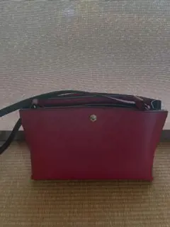 JAPAN DESIGN ショルダーバッグ ワインレッド