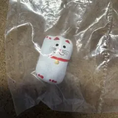 豪徳寺 招福猫児　招き猫 豆サイズ ミニ 商売繁盛 置物