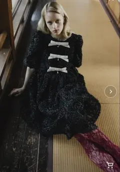 Baloom ribbon dress Mサイズ　et.UNiVER 結婚式