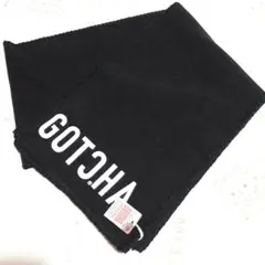 新品⭐GOTCHA ガッチャ マフラー⭐ブラック/F