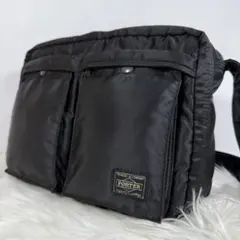 [未使用級] PORTER タンカー ショルダーバッグ 2層 L