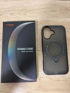 【iPhone16用】TORRAS Ostand Q3 Spin ブラック