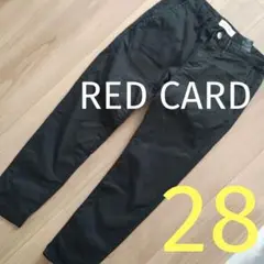 【RED CARD】 ブラック チノパン28